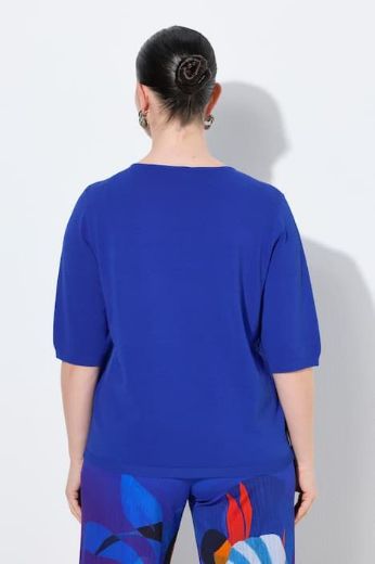 Plus size veliki brojevi Pulover polu rukava V ovratnika za punije