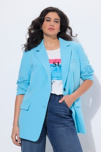 Plus size veliki brojevi Sako klasični s dva gumba za punije