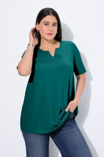 Plus size veliki brojevi Majica A kroj V ovratnik za punije