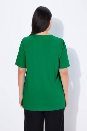 Plus size veliki brojevi Majica A kroj V ovratnik za punije