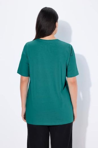 Plus size veliki brojevi Majica A kroj V ovratnik za punije