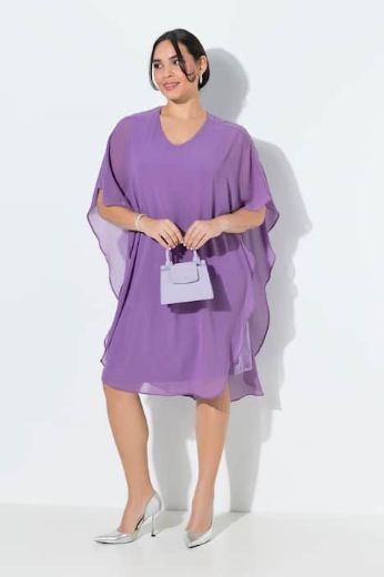 Plus size veliki brojevi Haljina elegantna  s dekorativnim ukrasima na ramenima za punije
