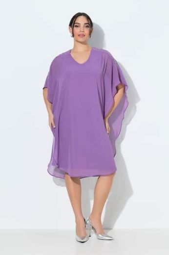 Plus size veliki brojevi Haljina elegantna  s dekorativnim ukrasima na ramenima za punije