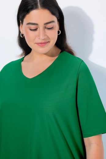 Plus size veliki brojevi Majica V izreza A kroja kratkih rukava za punije