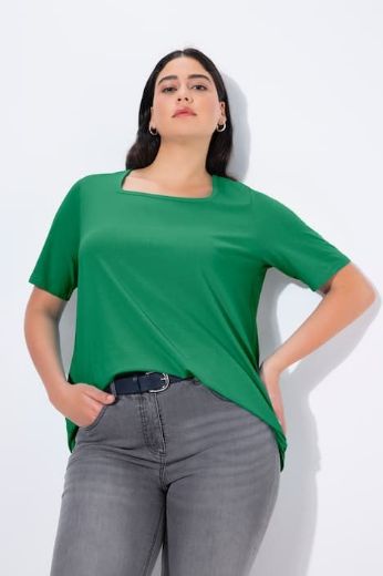 Plus size veliki brojevi Majica kratkih rukava A kroja za punije
