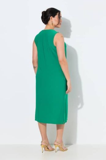 Plus size veliki brojevi Haljina bez rukava s otvorima za punije
