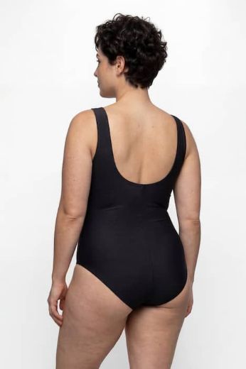 Plus size veliki brojevi Kupaći kostim jednodijelni s prugama za punije