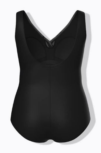 Plus size veliki brojevi Kupaći kostim jednodijelni s prugama za punije