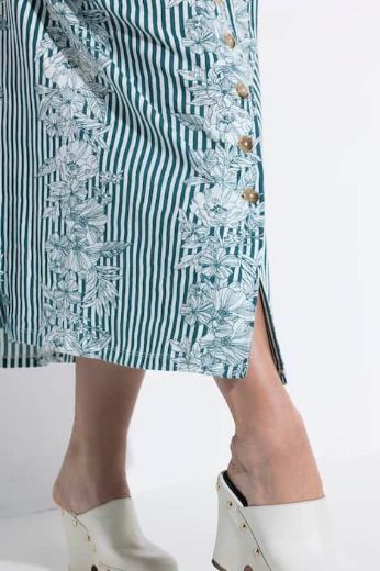 Plus size veliki brojevi Haljina maxi cvjetnog uzorka za punije