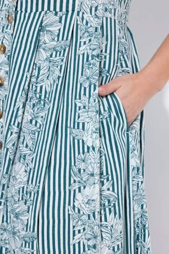 Plus size veliki brojevi Haljina maxi cvjetnog uzorka za punije