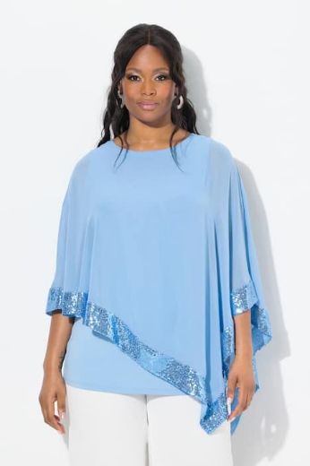 Plus size veliki brojevi Bluza od šifona A kroja za punije