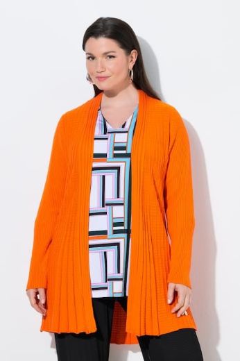 Plus size veliki brojevi Kardigan dugih rukava A kroja za punije