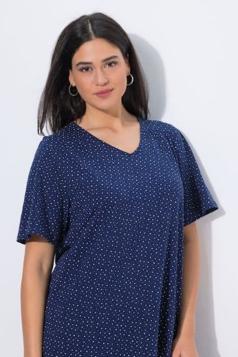 Plus size veliki brojevi Majica kratkih rukava V izrez za punije