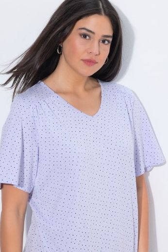 Plus size veliki brojevi Majica kratkih rukava V izrez za punije