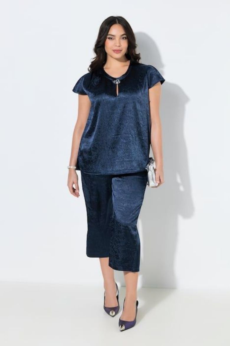 Plus size veliki brojevi Hlače skraćenih nogavica za punije