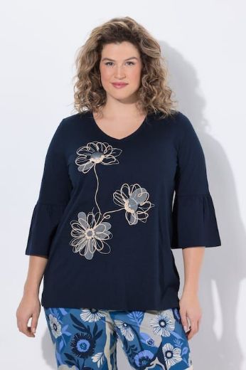 Plus size veliki brojevi Majica 3/4 rukava za punije