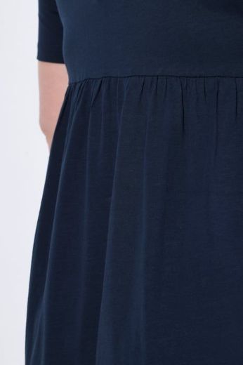 Plus size veliki brojevi Haljina midi kratkih rukava za punije