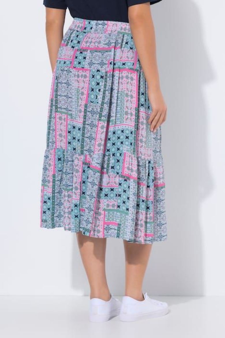 Plus size veliki brojevi Suknja midi A kroja za punije