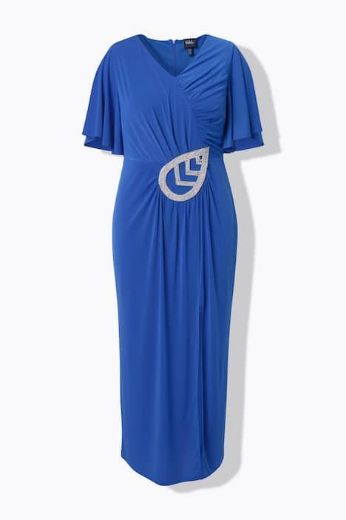 Plus size veliki brojevi Haljina svečana kratkih rukava za punije