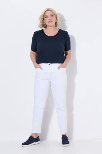 Plus size veliki brojevi Traperice povišenog struka za punije