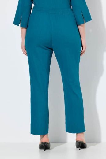 Plus size veliki brojevi Hlače lanene za punije