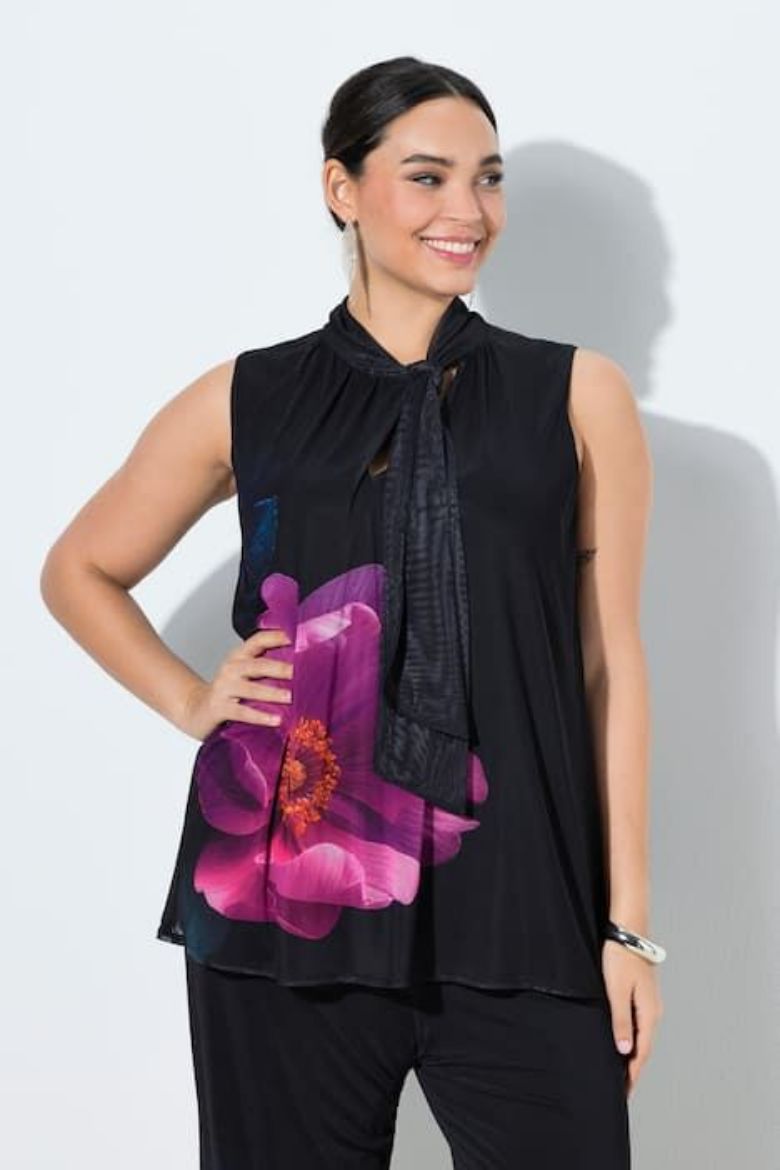 Plus size veliki brojevi Majica bez rukava dvoslojna za punije