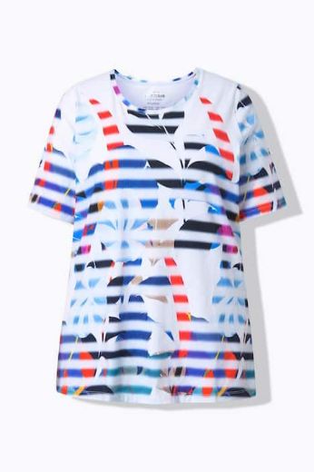 Plus size veliki brojevi Majica kratkih rukava pamučna za punije