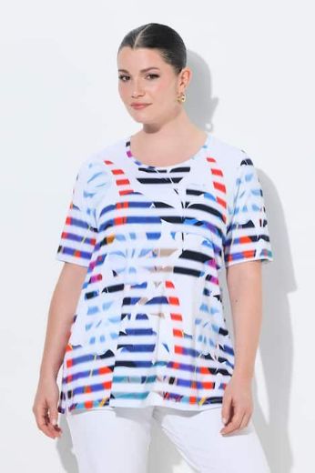 Plus size veliki brojevi Majica kratkih rukava pamučna za punije