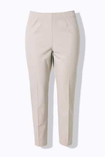 Plus size veliki brojevi Hlače 7/8 s elastičnim pojasom u struku za punije