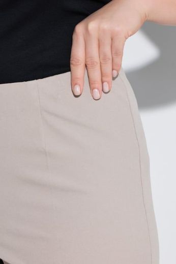 Plus size veliki brojevi Hlače 7/8 s elastičnim pojasom u struku za punije