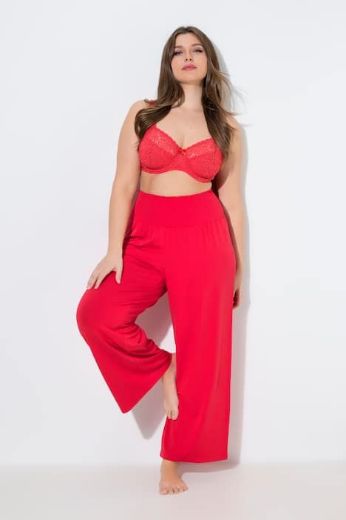 Plus size veliki brojevi Hlače Marlene široki kroj nogavica za punije