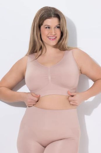 Plus size veliki brojevi Grudnjak bez kopčanja širokih naramenica za punije