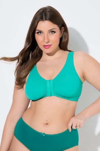 Plus size veliki brojevi Grudnjak dva komada s prednjim kopčanjem za punije