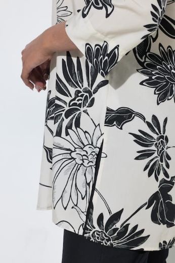 Plus size veliki brojevi Bluza 3/4 rukava dužeg A kroja za punije