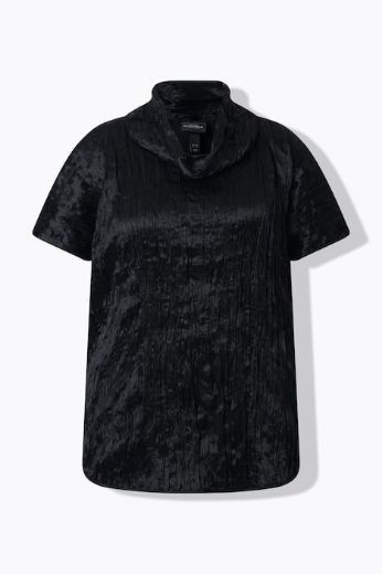 Plus size veliki brojevi Bluza kratkih rukava s ovratnikom za punije