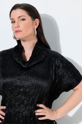 Plus size veliki brojevi Bluza kratkih rukava s ovratnikom za punije