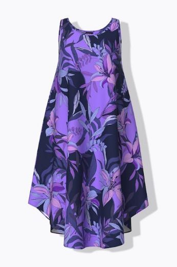 Plus size veliki brojevi Haljina midi bez rukava za punije