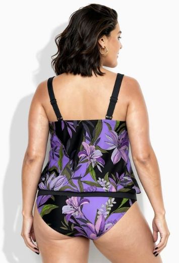Plus size veliki brojevi Tankini mekanih košarica bez rukava za punije
