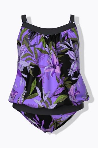 Plus size veliki brojevi Tankini mekanih košarica bez rukava za punije