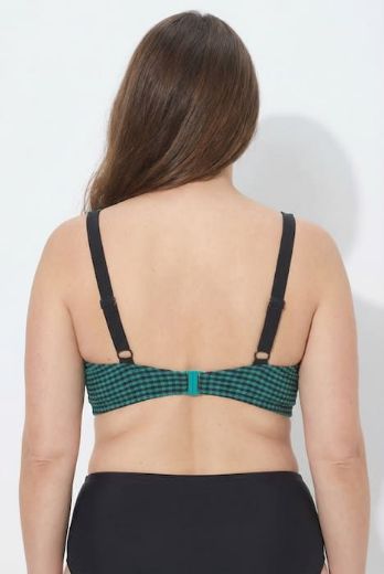 Plus size veliki brojevi Kupaći kostim dvodijelni mekanih košarica s ukrasnom kopčom za punije