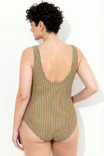 Plus size veliki brojevi Kupaći kostim jednodijelni s ukrasom za punije