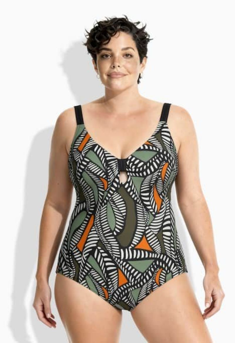 Plus size veliki brojevi Kupaći kostim jednodijelni mekanih košarica za punije