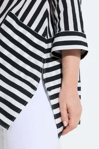 Plus size veliki brojevi Bluza 3/4 rukava V izrez za punije