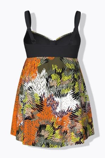 Plus size veliki brojevi Kupaća haljina mekanih košarica za punije