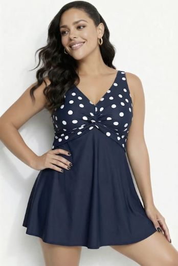 Plus size veliki brojevi Kupaća haljina mekanih košarica za punije