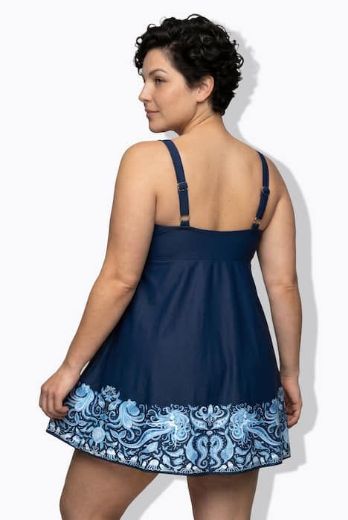 Plus size veliki brojevi Kupaća haljina mekanih košarica za punije