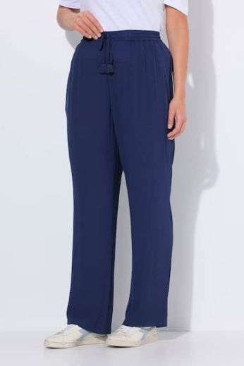 Plus size veliki brojevi Hlače širokih nogavica elastičnog strukaa za punije