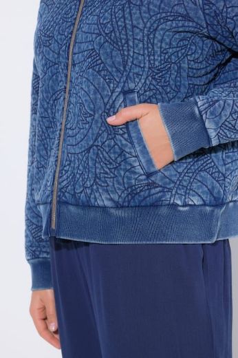 Plus size veliki brojevi Bluza dugi rukavi s patentnim zatvaračem za punije