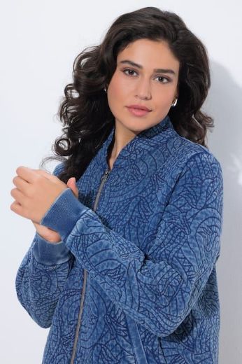 Plus size veliki brojevi Bluza dugi rukavi s patentnim zatvaračem za punije