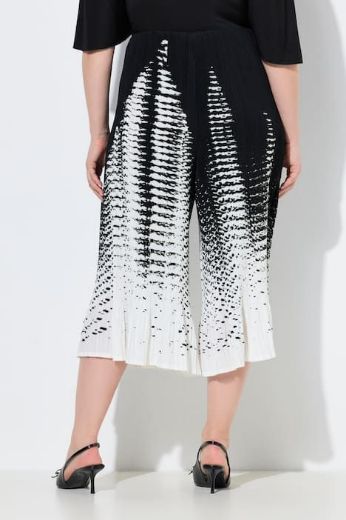 Plus size veliki brojevi Hlače širokih nogavica elastičnog strukaa za punije